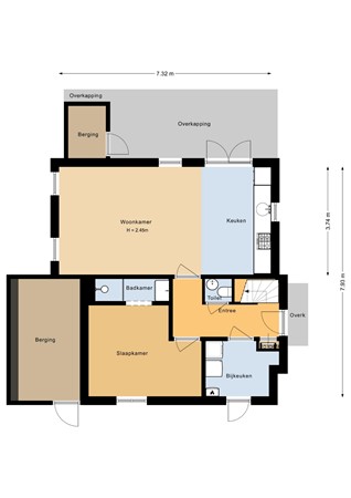 Floorplan - Laan van Cavelot 96, 4506 GB Cadzand